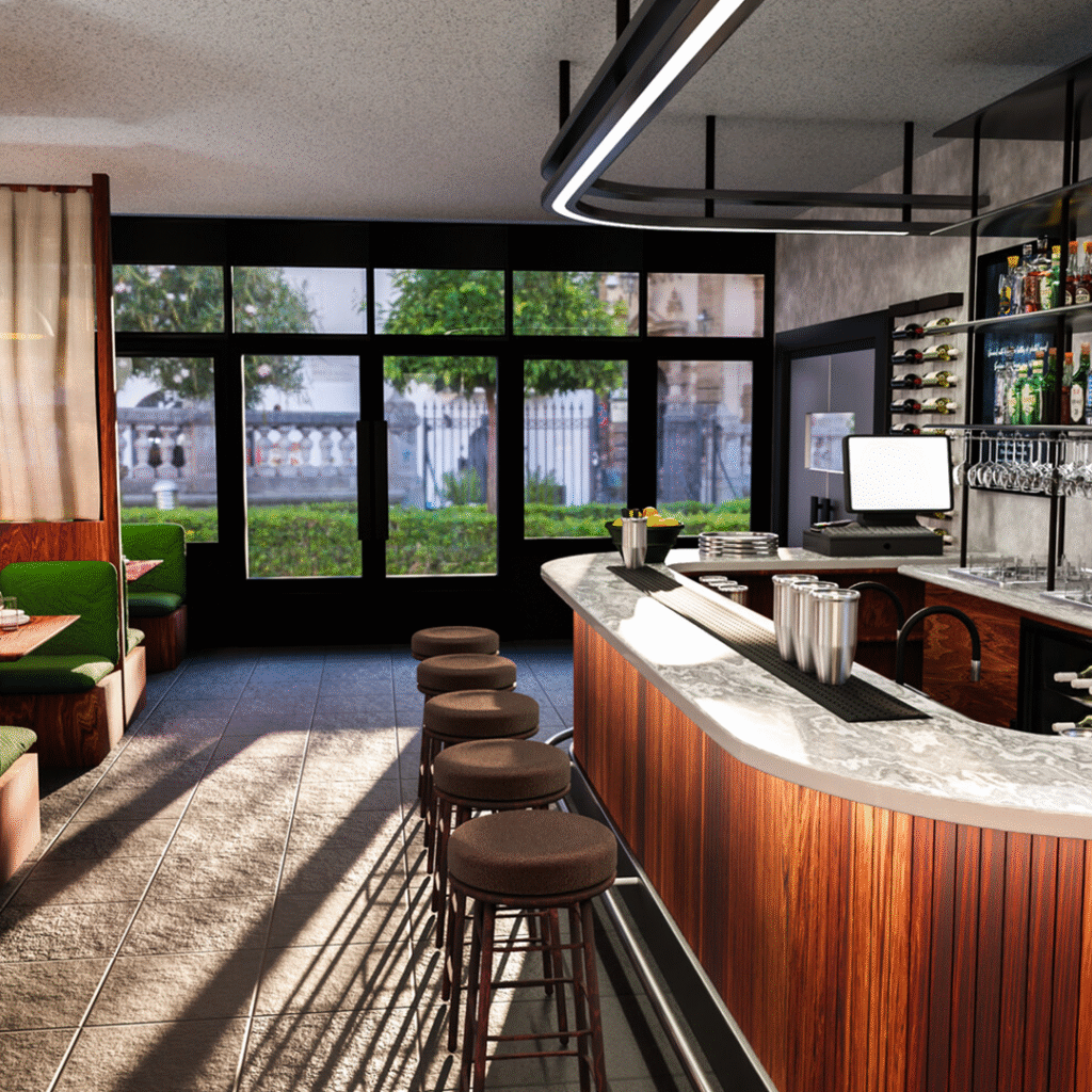 Ashraya resturant interior design