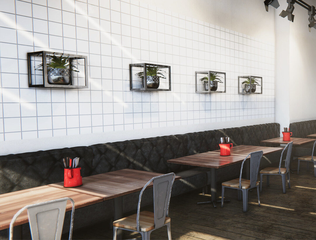 Ashray restaurant interior 1